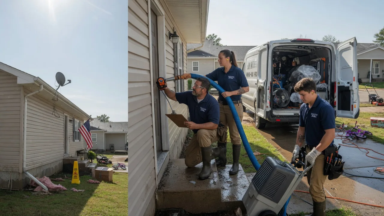 Ceiling Water Damage Restoration in Wilberforce, OH near me